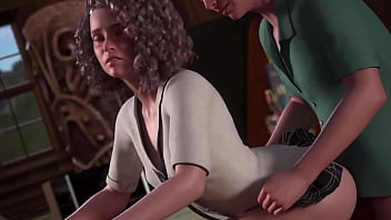 Fucking a whore in a bar cumshot and squirt