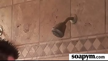 Girl with great body massages and blows a customer 14