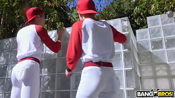 Baseball practice turns into a wild threesome Baseball practice turns into a wild threesome
