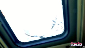 Busty inked cutie raven lane sucks a big cock and gets her pussy pounded