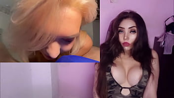 La milf tetona rubia seduce a su hijastro