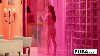 Hot babes lick each other