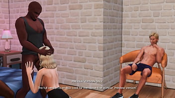 Husband watches wife as she is fucked by two bbc