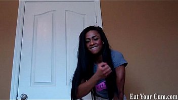 Open your mouth and swallow your cum cei