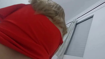 The shameless milf with beautiful big tits and a fleshy shaved pussy