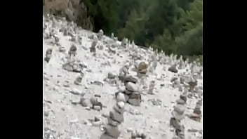 Hippie paradise thanks to all the stacked stones do you ever stack stones when you're out in nature #hippiepara