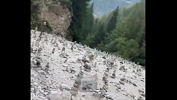 Hippie paradise thanks to all the stacked stones do you ever stack stones when you're out in nature #hippiepara