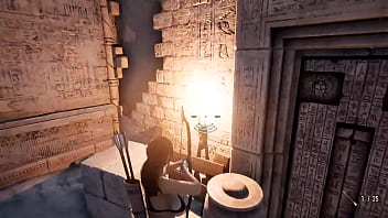 An awakened statue in a tomb destroys lara croft's ass and pussy 3d animated An awakened statue in a tomb destroys lara croft's ass and pussy 3d animated