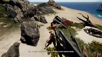 An awakened statue in a tomb destroys lara croft's ass and pussy 3d animated