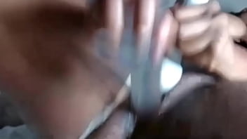 Horny ebony squirting orgasm