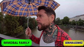 Serina gomez's tight teen pussy gets stuffed after duck feeding