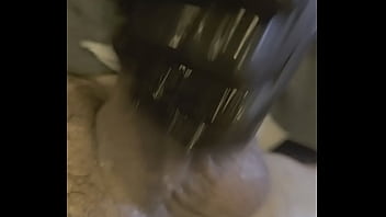 Tattooist asks if she can empty my big balls during tattoo session