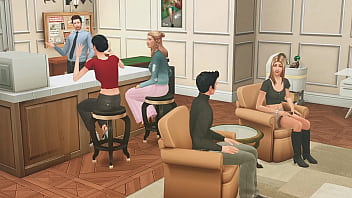 Tv show's xxx adaptation friends ross rachael joey phoebe chandler and monica sex