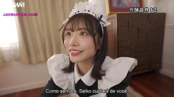 Novinha gostosa empregada dá pro amigo com legendas