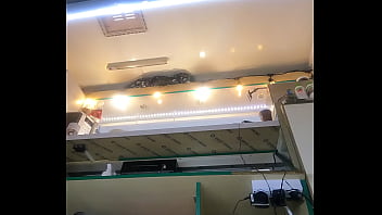 Super sexy babe in micro panties upskirt pov