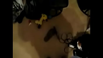 Girl going to puke during blowjob