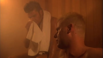 Hot sex with a shapely lassie in the sauna after training in the gym