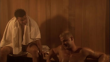 Hot sex with a shapely lassie in the sauna after training in the gym