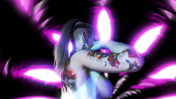 Mature fantasy dancer donned hot leather underwear and posing for you