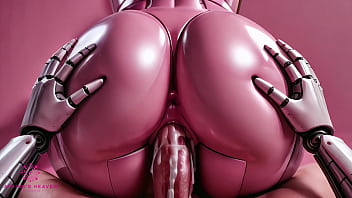 Pink sex robot bouncing her ass on your cock to cum inside close up pov ai Pink sex robot bouncing her ass on your cock to cum inside close up pov ai