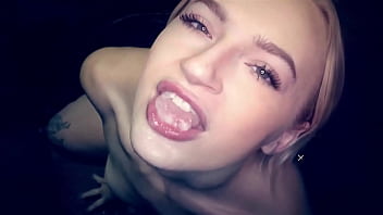 Debut riley rose gulps deep throat loads eagerly