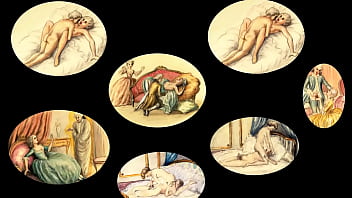 Retro erotic drawings