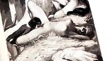 Retro erotic drawings