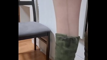 Elza kom's fetish high boots