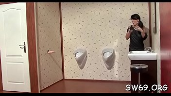 Tits booty slimed at gloryhole