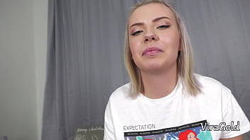 First anal for cute 18yo chubby august cum in mouth and welcome to porn