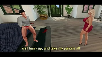 Stepson wearing my panty's