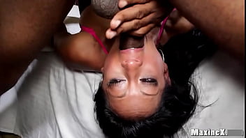 Maxine x was face fucked before shaun dam cums on her face