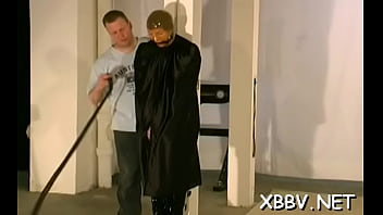 Vigorous sweetie and her rabbit