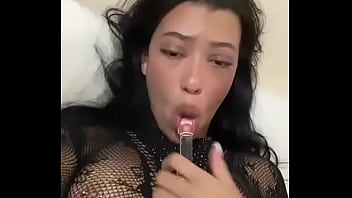 Latina teen whore loves to suck cock with her tongue piercing