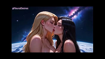 Huge boobs breast play 3d