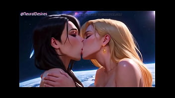 Huge boobs breast play 3d