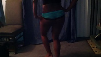 Skinny dancing chick