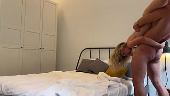 Milf isabelle deltore wanted to have sex with a young guy with huge cock