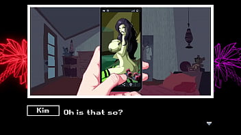 Ron stoppable has kim;s mom tits on his phone