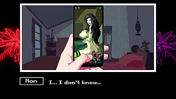 Ron stoppable has kim;s mom tits on his phone