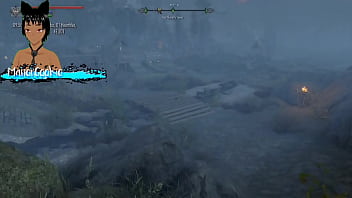 Skyrim b and l mod trying to complete a quest but got distracted by hot girls