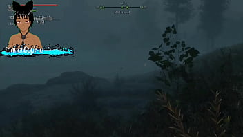 Skyrim b and l mod trying to complete a quest but got distracted by hot girls