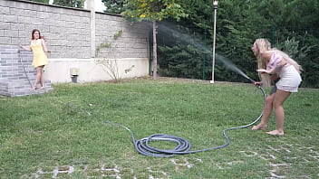 My gardener took advantage of the hot spring sets