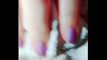 Shaving then fondling and fingering my fanny