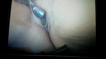 Preheating her oven for cock