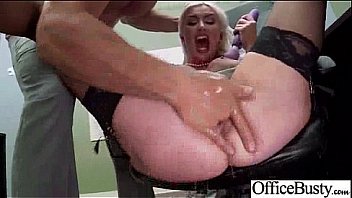 Busty horny wild office girl banged on cam video 12