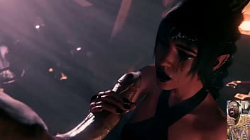 Goth shadowheart blows your cock Goth shadowheart blows your cock