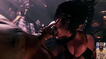 Goth shadowheart blows your cock Goth shadowheart blows your cock