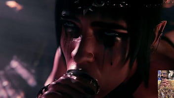 Goth shadowheart blows your cock