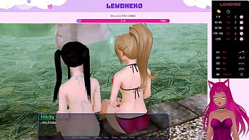 Vtuber lewdneko plays harem hotel part 27